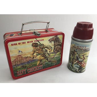 1955 Davy Crockett & Kit Carson Lunchbox & Thermos