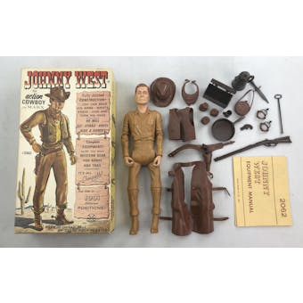 Marx Johnny West the Movable Cowboy #2062 in Original Box (Artwork)