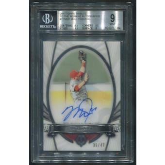 2017 Topps Tribute #TTMMT Mike Trout Tribute to the Moment Auto #36/40 BGS 9 (MINT)