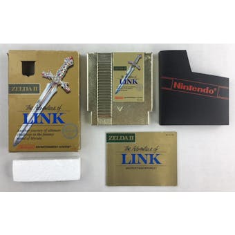 Nintendo (NES) Zelda II The Adventures of Link Boxed Complete (Silver Seal) (Rough Condition)