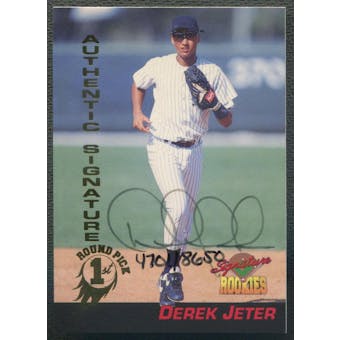 1994 Signature Rookies #35 Derek Jeter Signatures Auto #4701/8650