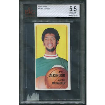 1970/71 Topps Basketball #75 Lew Alcindor BVG 5.5 (EX+)