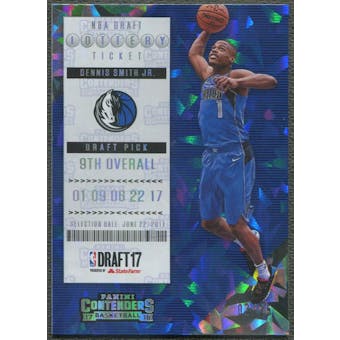 2017/18 Panini Contenders #9 Dennis Smith Jr. Lottery Ticket Cracked Ice Rookie #03/25