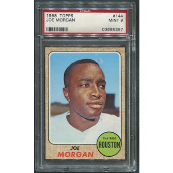 1968 Topps Baseball #144 Joe Morgan PSA 9 (MINT)