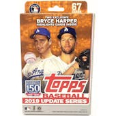 2019 Topps Update Series Baseball Hanger Box (Bryce Harper Inserts)