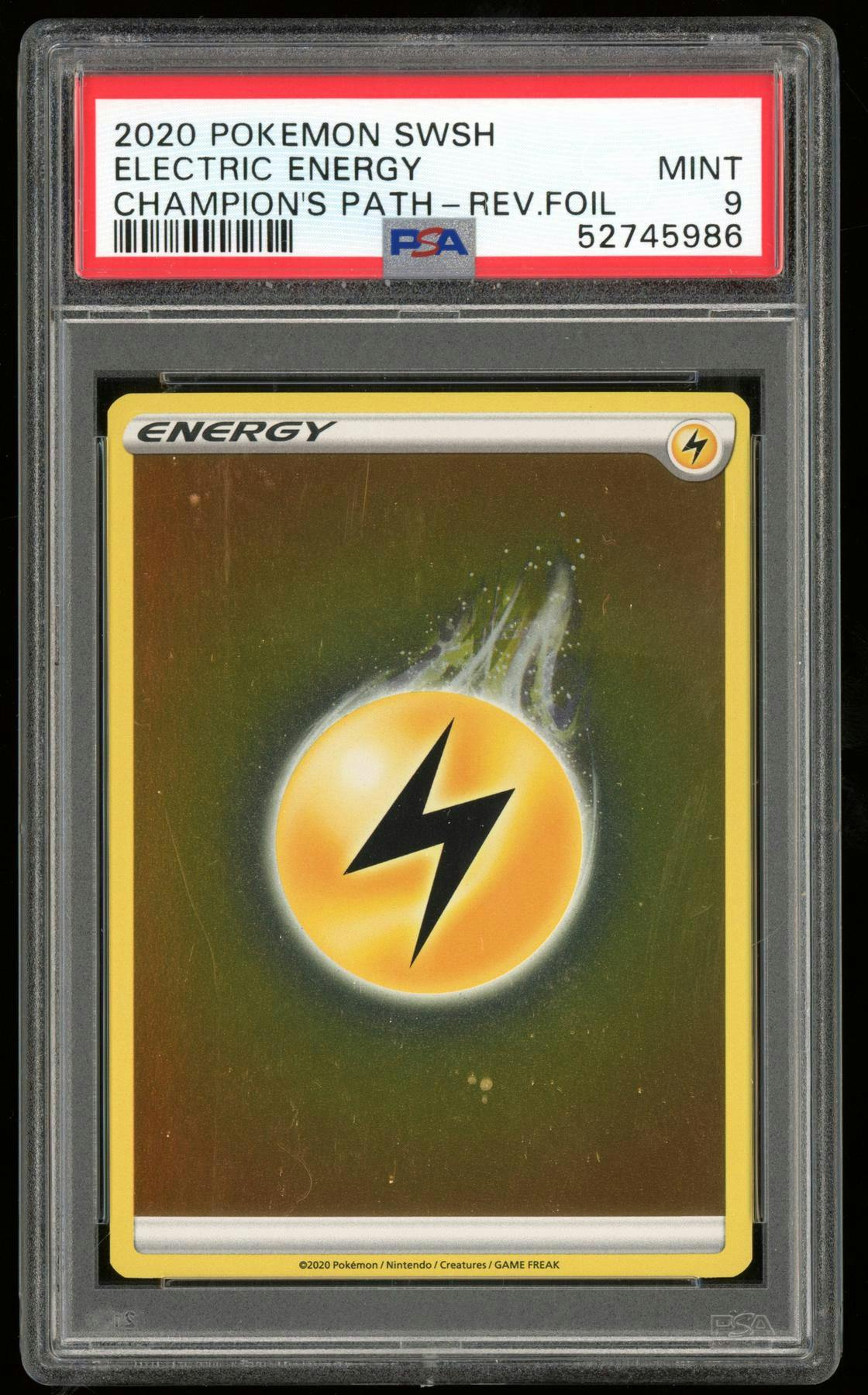 Pokemon Champion's Path Lightning Energy Reverse Holo PSA 9 | DA Card World