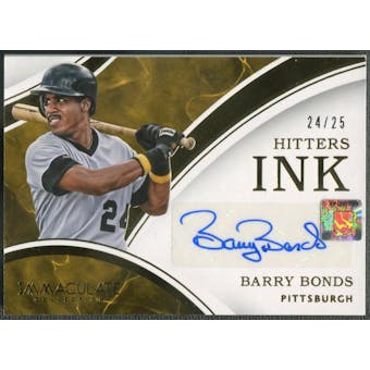 2016 Immaculate Collection #9 Barry Bonds Hitters Ink Auto #24/25