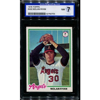 1978 Topps Baseball #400 Nolan Ryan ISA 7 (NM) *0725