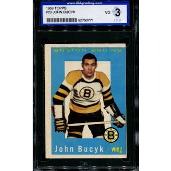 1959/60 Topps Hockey #23 Johnny Bucyk ISA 3 (VG) *0771