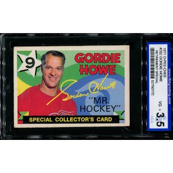 1971/72 O-Pee-Chee Hockey #262 Gordie Howe ISA 3.5 (VG+) *0772