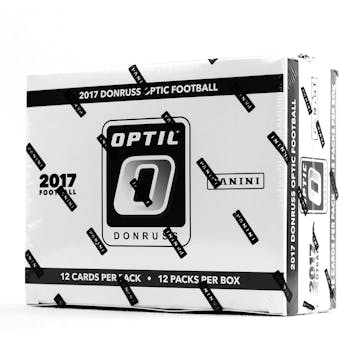 2017 Panini Donruss Optic Football Jumbo Value 12-Pack Box