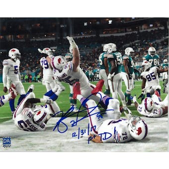 Kyle Williams Autographed Buffalo Bills 8x10 TD insc Photo
