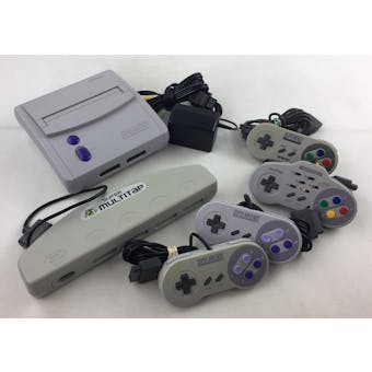 Super Nintendo (SNES) Mini System with Four Controllers & Multitap!