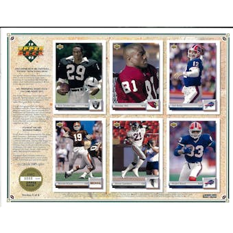 1992 Upper Deck NFL Properties Insert Set Sell Sheet Version 5 of 8