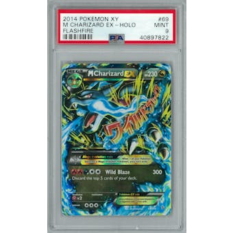 Pokemon XY Flashfire Mega Charizard EX 69/106 PSA 9