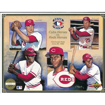 1992 Upper Deck Heroes of Baseball Cincinnati Reds Commemorative Sheet