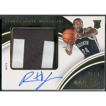 2015/16 Immaculate Collection #PPARHJ Rondae Hollis-Jefferson Premium Rookie Patch Auto #20/25