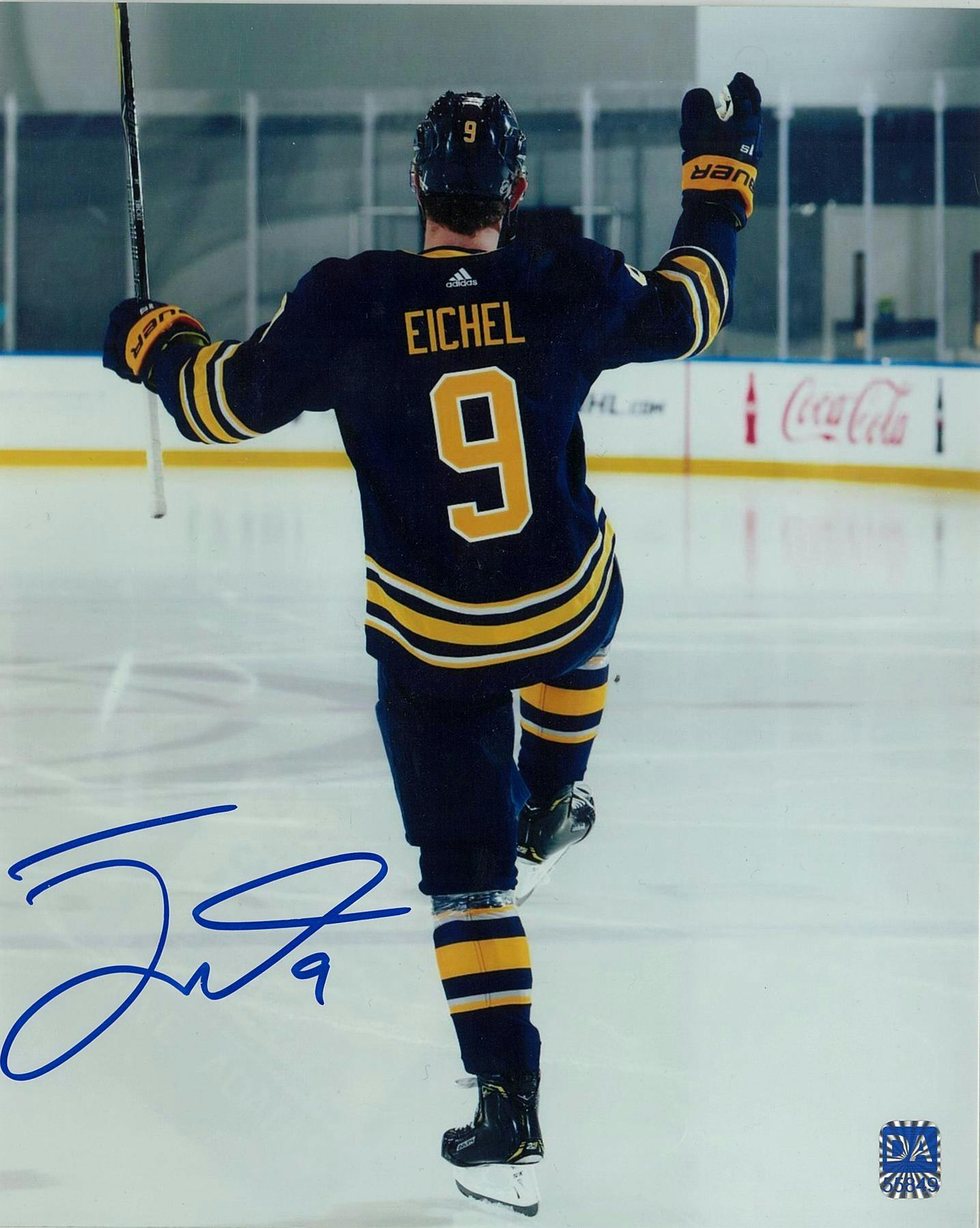 Jack Eichel Buffalo Sabres Autographed Adidas Jersey - Autographed