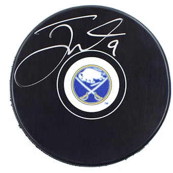 Jack Eichel Autographed #9 Buffalo Sabres Hockey Puck