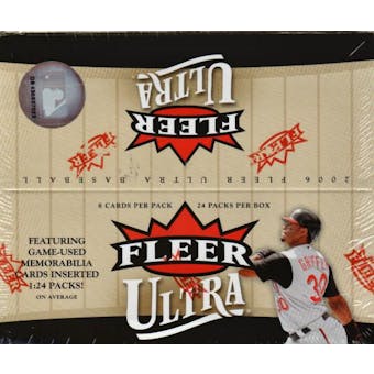 2006 Fleer Ultra Baseball 24 Pack Box