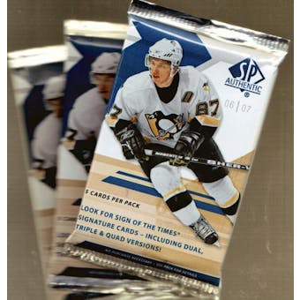 2006/07 Upper Deck SP Authentic Hockey Hobby Pack