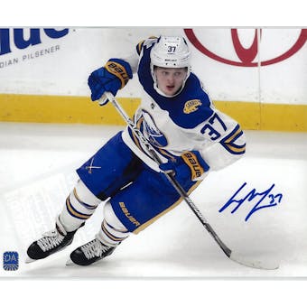 Casey Mittelstadt Autographed Buffalo Sabres 8x10 Classic Jersey Photo