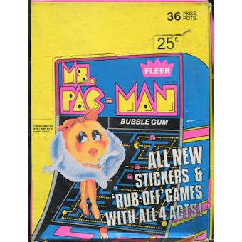 Ms. Pac-Man Wax Box (1982 Fleer)