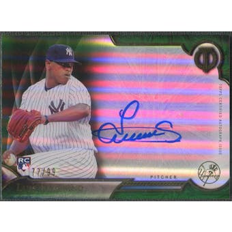 2016 Topps Tribute #TALS Luis Severino Green Rookie Auto #77/99