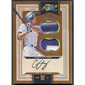 2016 Prime Cuts #30 Corey Seager Holo Gold Rookie Patch Auto #22/25