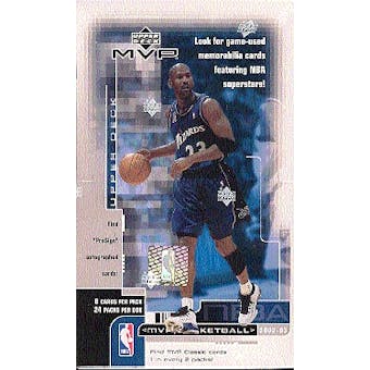 2002/03 Upper Deck MVP Basketball Hobby Box