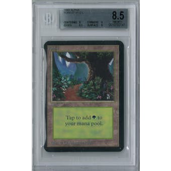 Magic the Gathering Alpha Forest V1 BGS 8.5 (8, 9, 8.5, 9)