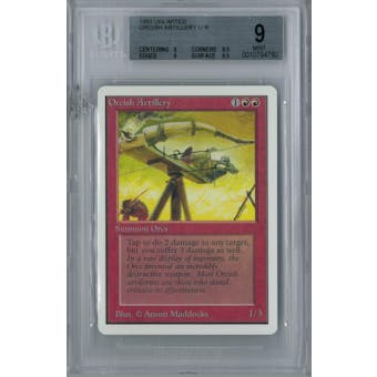 Magic the Gathering Unlimited Orcish Artillery BGS 9 (9, 9.5, 9, 9.5)