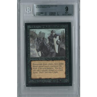 Magic the Gathering Collector's Edition CE IE Black Knight BGS 9 (8.5, 9, 9.5, 9.5)