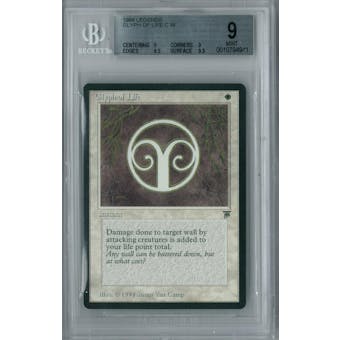 Magic the Gathering Legends Glyph of Life BGS 9 (9, 9, 9.5, 9.5)