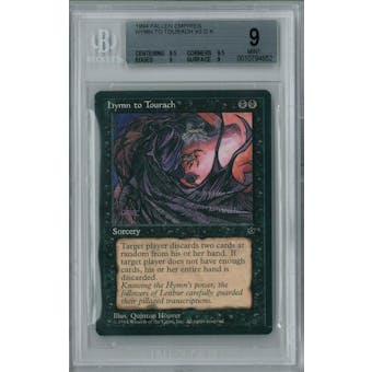 Magic the Gathering Fallen Empires Hymn to Tourach (Hoover) BGS 9 (9.5, 9.5, 9, 9)