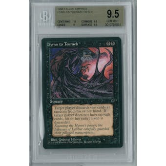 Magic the Gathering Fallen Empires Hymn to Tourach (Hoover) BGS 9.5 (10, 9.5, 9, 9.5)