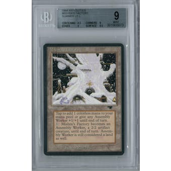Magic the Gathering Antiquities Mishra's Factory (Winter) BGS 9 (9.5, 9, 9, 9.5)