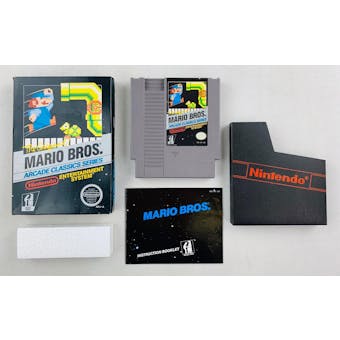 Nintendo (NES) Mario Bros. Classic Series Silver Seal Boxed Complete