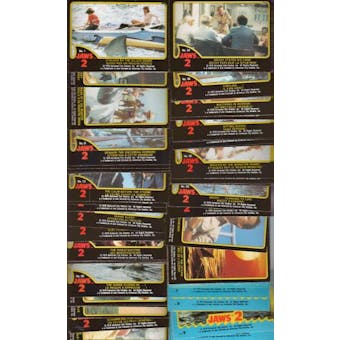 Jaws 2 Complete Trading Card Set (1978 O-Pee-Chee)