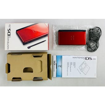 Nintendo DS Lite Crimson Red & Black System Boxed Complete