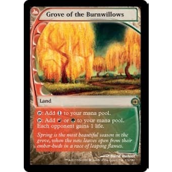 Magic the Gathering Future Sight Single Grove of the Burnwillows - SLIGHT PLAY (SP)
