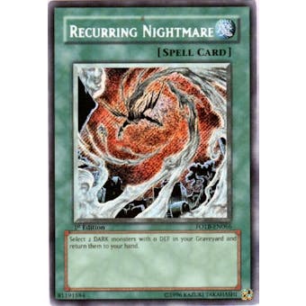 Yu-Gi-Oh Force of the Breaker 1st Edition Single Recurring Nightmare Secret Rare Near Mint (NM)