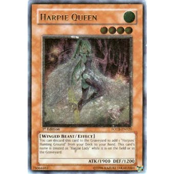 Yu-Gi-Oh Force of the Breaker 1st Edition Single Harpie Queen Ultimate Rare Near Mint (NM)