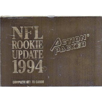 1994 Action Packed Rookie Update Football Hobby Set