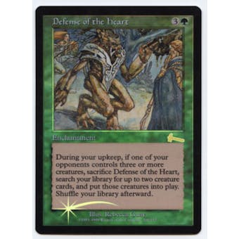 Magic the Gathering Urza's Legacy Single Defense of the Heart Foil - SLIGHT PLAY (SP)