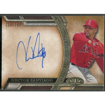 2015 Topps Tier One #AAHS Hector Santiago Acclaimed Auto #210/399