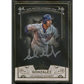 2016 Topps Museum Collection #MCAAG Adrian Gonzalez Gold Framed Auto #08/15