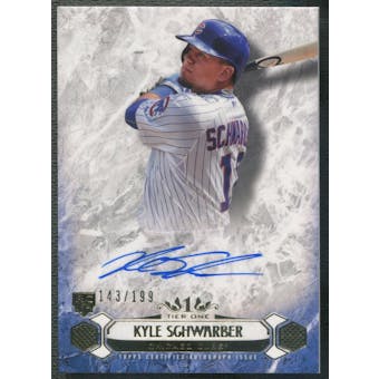 2016 Topps Tier One #BOAKSC Kyle Schwarber Breakout Auto #143/199