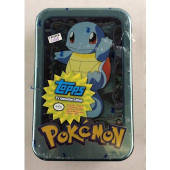 Pokemon TV Animation Edition Card Tin (Box) (1999 Topps) - Squirtle art