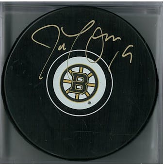 Joe Thornton Autographed Boston Bruins Hockey Puck (Frozen Pond COA)
